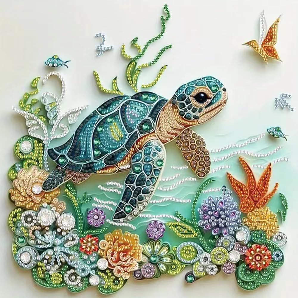 Resin Art And Craft - Sea Turtle Animal Diamond Painting Kits