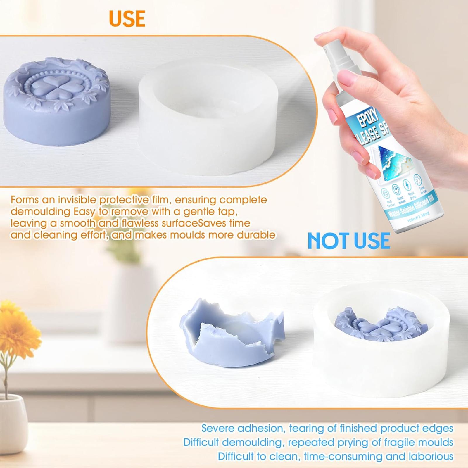100ml Silicone Release Spray E - огляд і ціна Resin Art Workshop