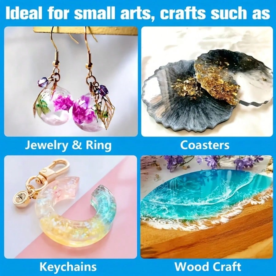 Crystal Clear Epoxy Resin 1:1  - огляд і ціна Resin Art And Jewelry
