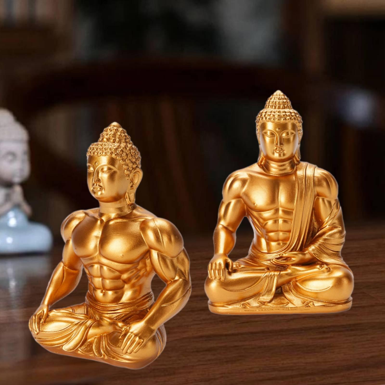 Resin Buddha Sculpture Muscula - огляд і ціна Resin Art Table
