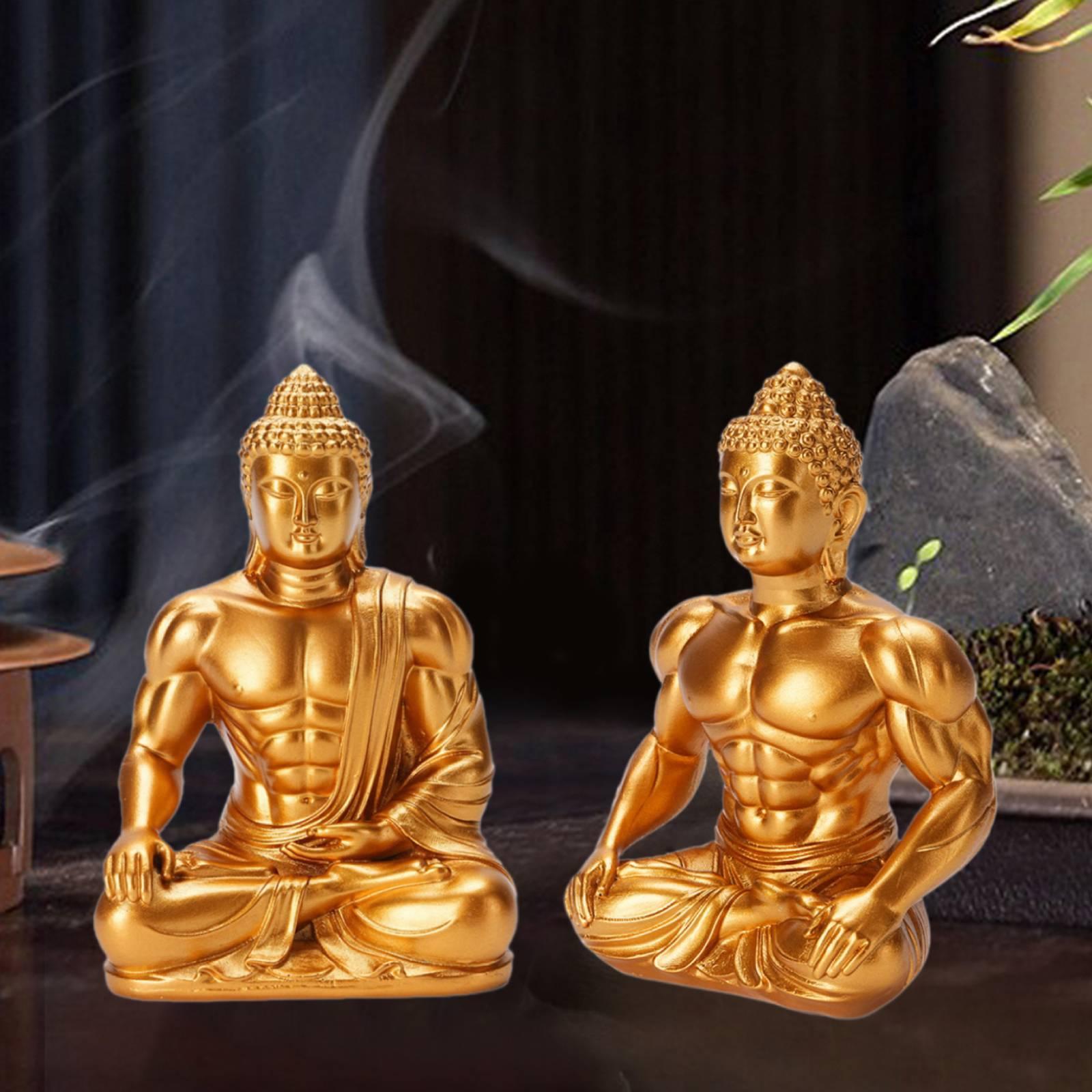 Resin Buddha Sculpture Muscula - огляд і ціна Resin Art Table