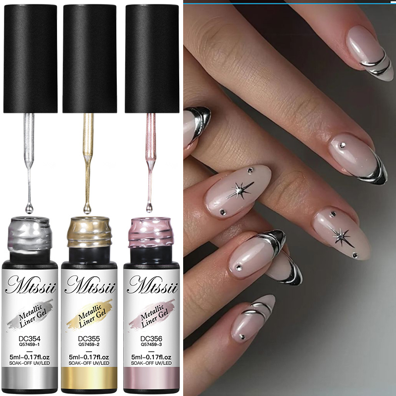 MTSSII 2/3Pcs Metallic Liner G - огляд і ціна Resin Art For Rose