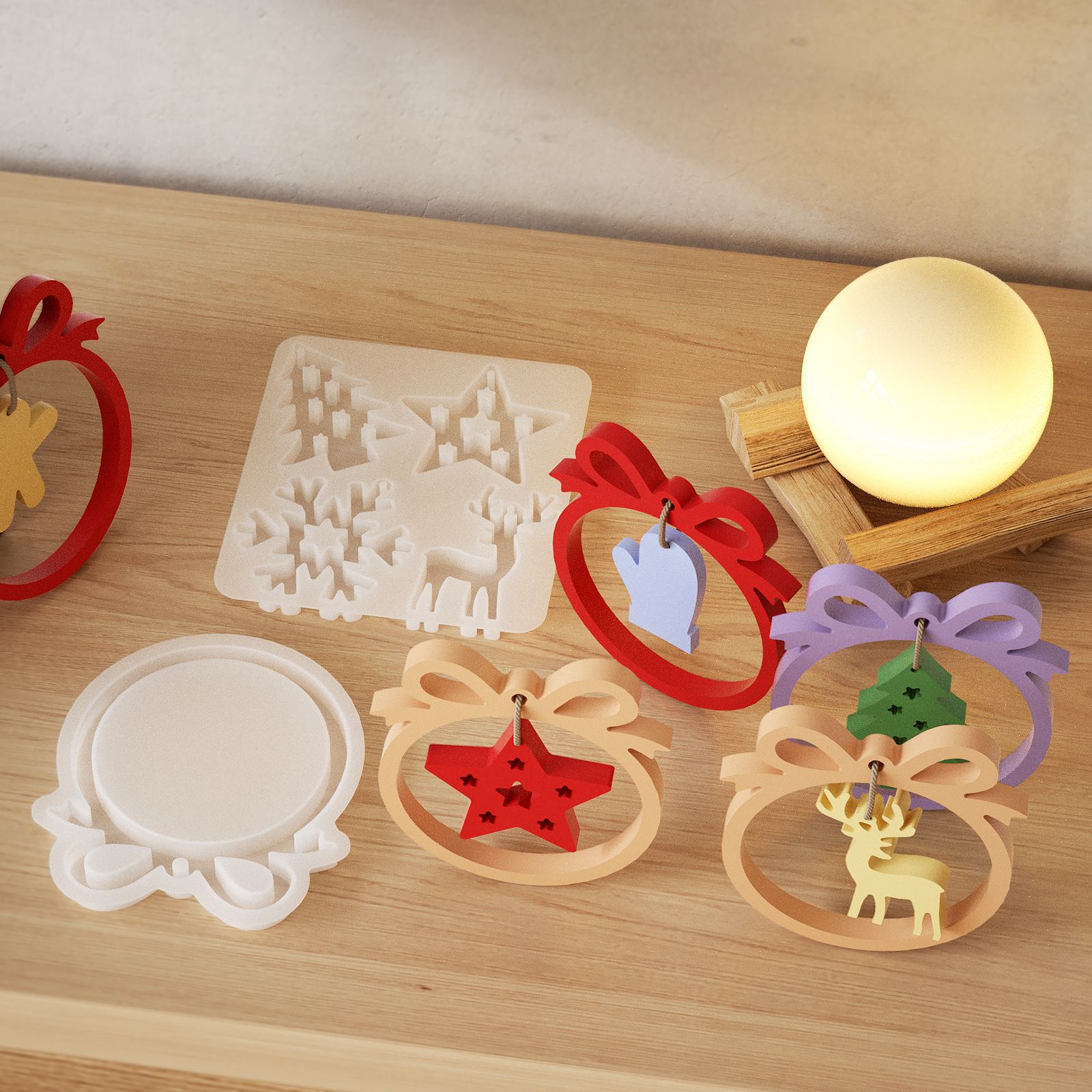 1/3 piece Christmas resin sili - огляд і ціна Resin Art Table