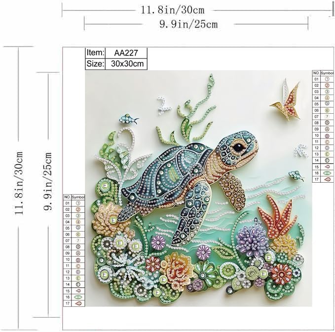 Sea Turtle Animal Diamond Pain - огляд і ціна Resin Art And Craft