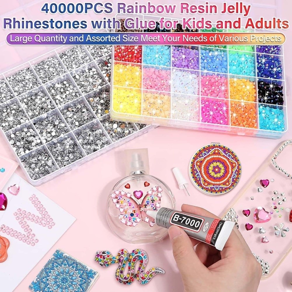 Multicolor Resin Rhinestone Ki - огляд і ціна Resin Art And Jewelry