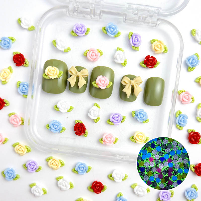 30PCS Resin Rose Nail Art Deco - огляд і ціна Resin Art For Rose