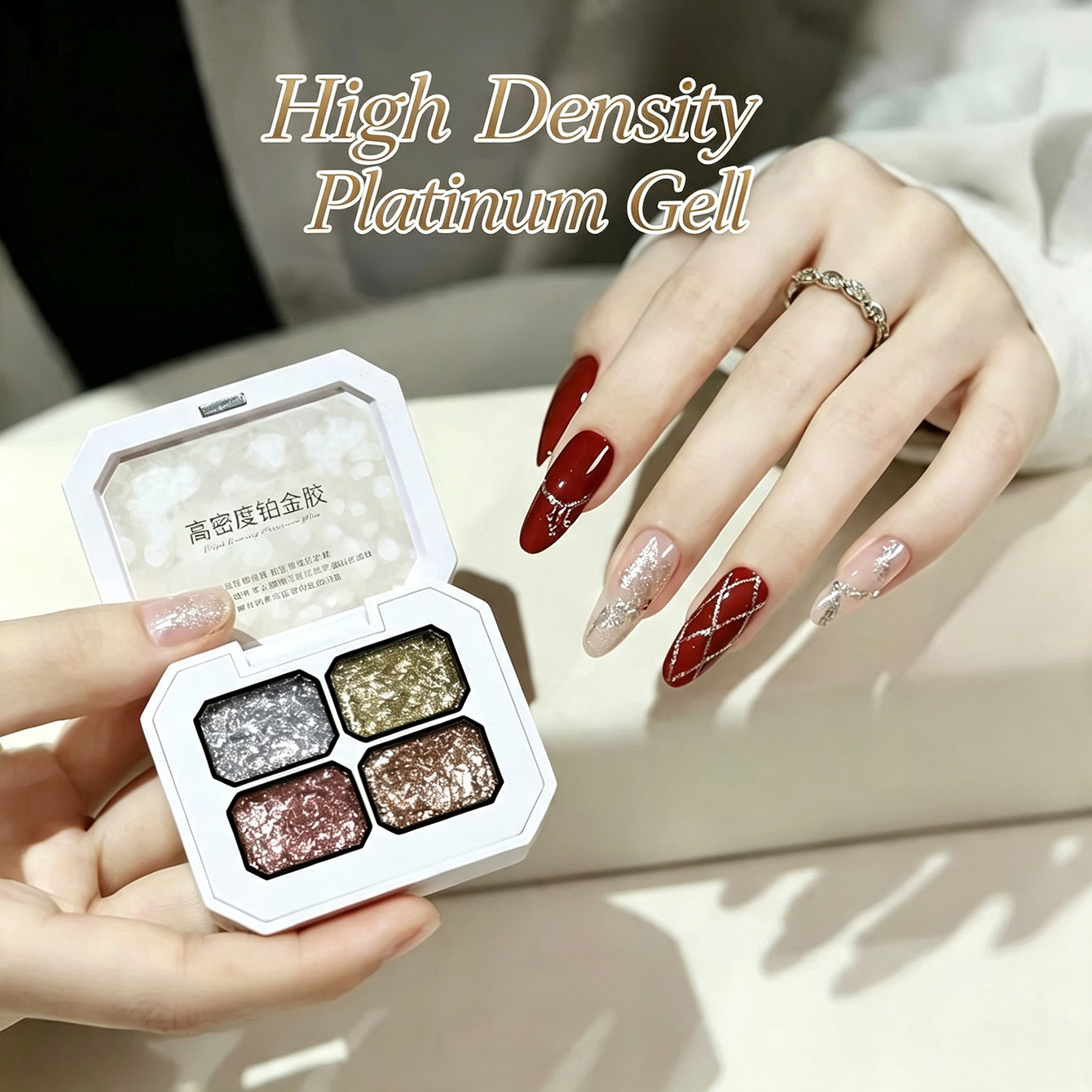 MIANEL Chunky Foil Platinum Na - огляд і ціна Resin Art For Rose