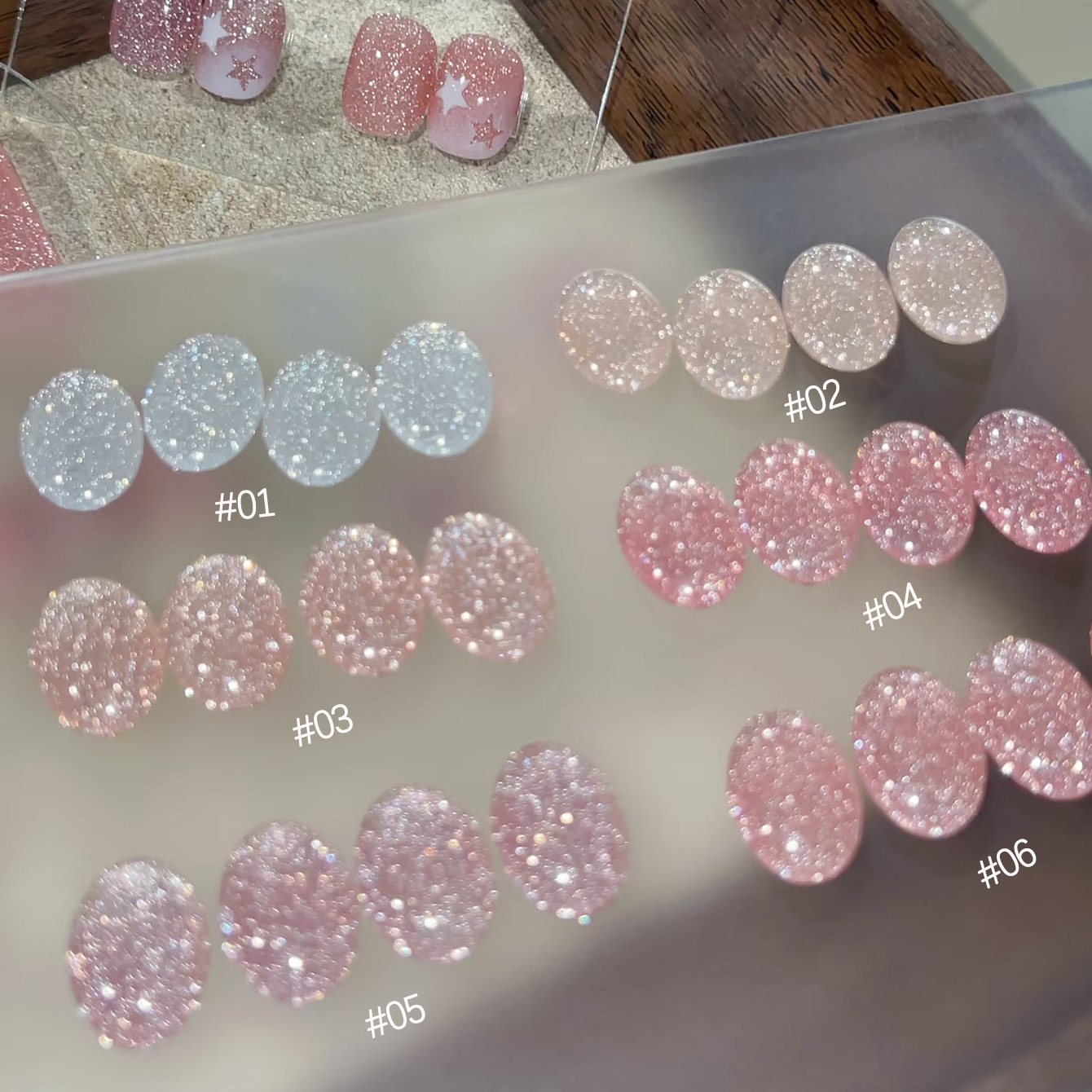 1-6pcs TC 2025 New Pink Naked  - огляд і ціна Resin Art For Rose