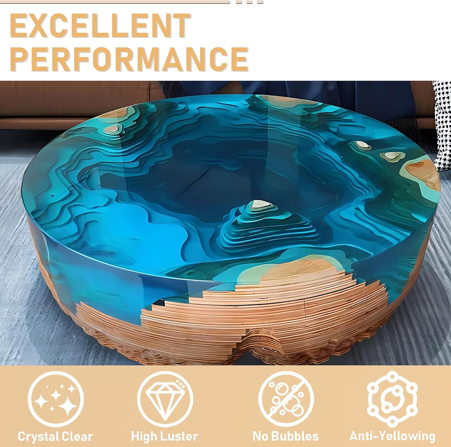 17.6oz/33.8oz AB Resin Epoxy G - огляд і ціна Resin Art And Jewelry