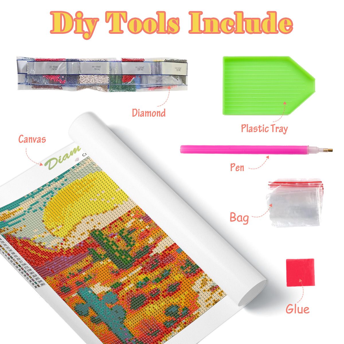 PhotoCustom Full Round Diy Dia - огляд і ціна Resin Art Kit