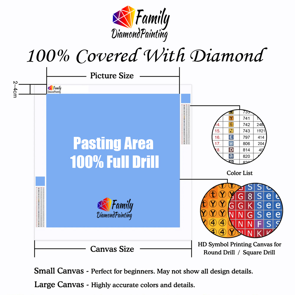 Diamond Painting Family Full F - огляд і ціна Resin Art Kit