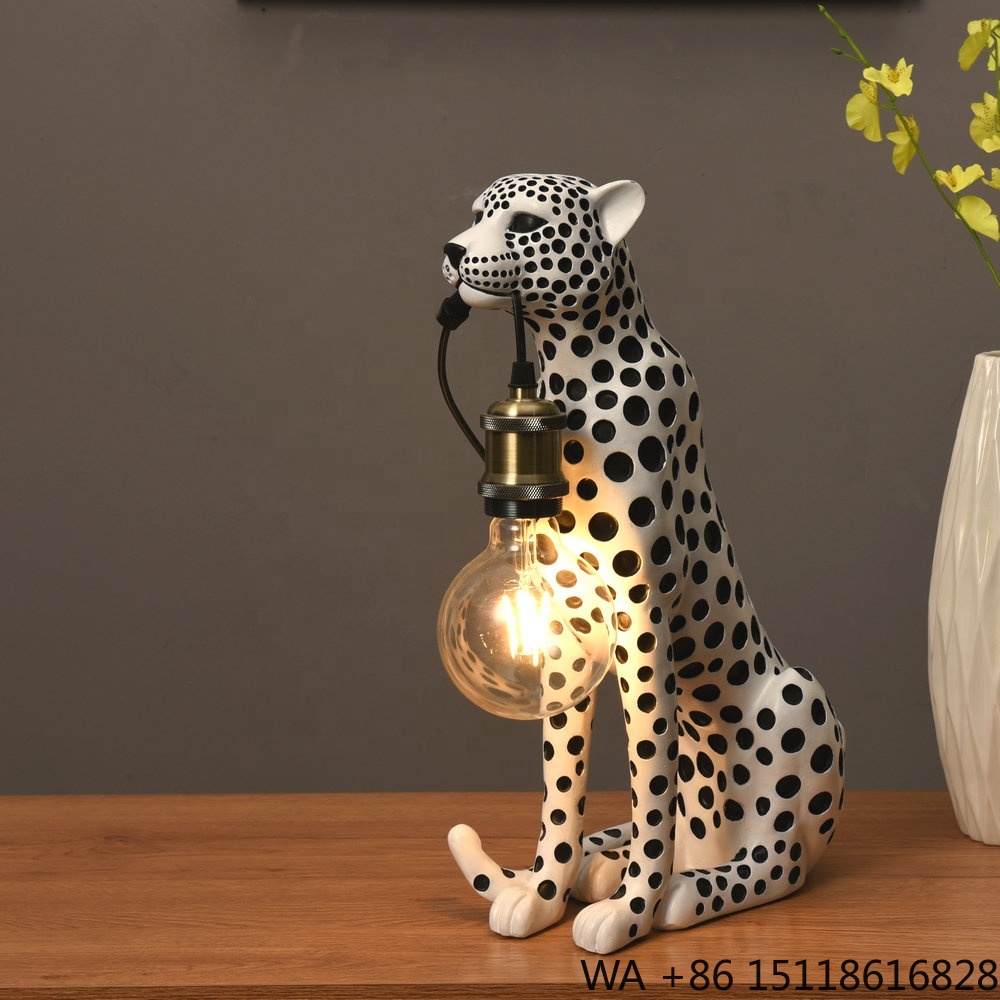 Modern Art Animal Leopard Resi - огляд і ціна Resin Art Table