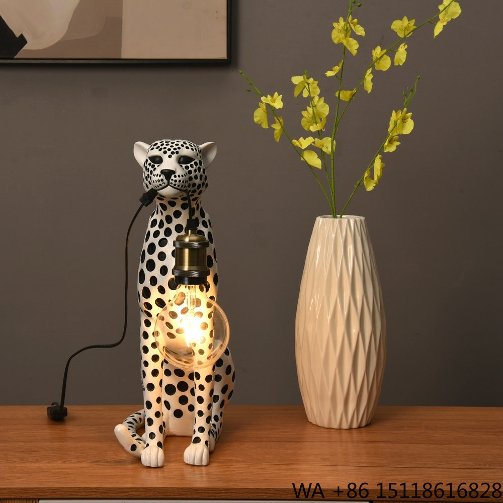 Modern Art Animal Leopard Resi - огляд і ціна Resin Art Table