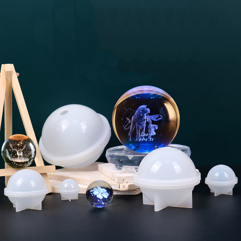 2-10CM Round Clear Silicone Mo - огляд і ціна Resin Art And Jewelry