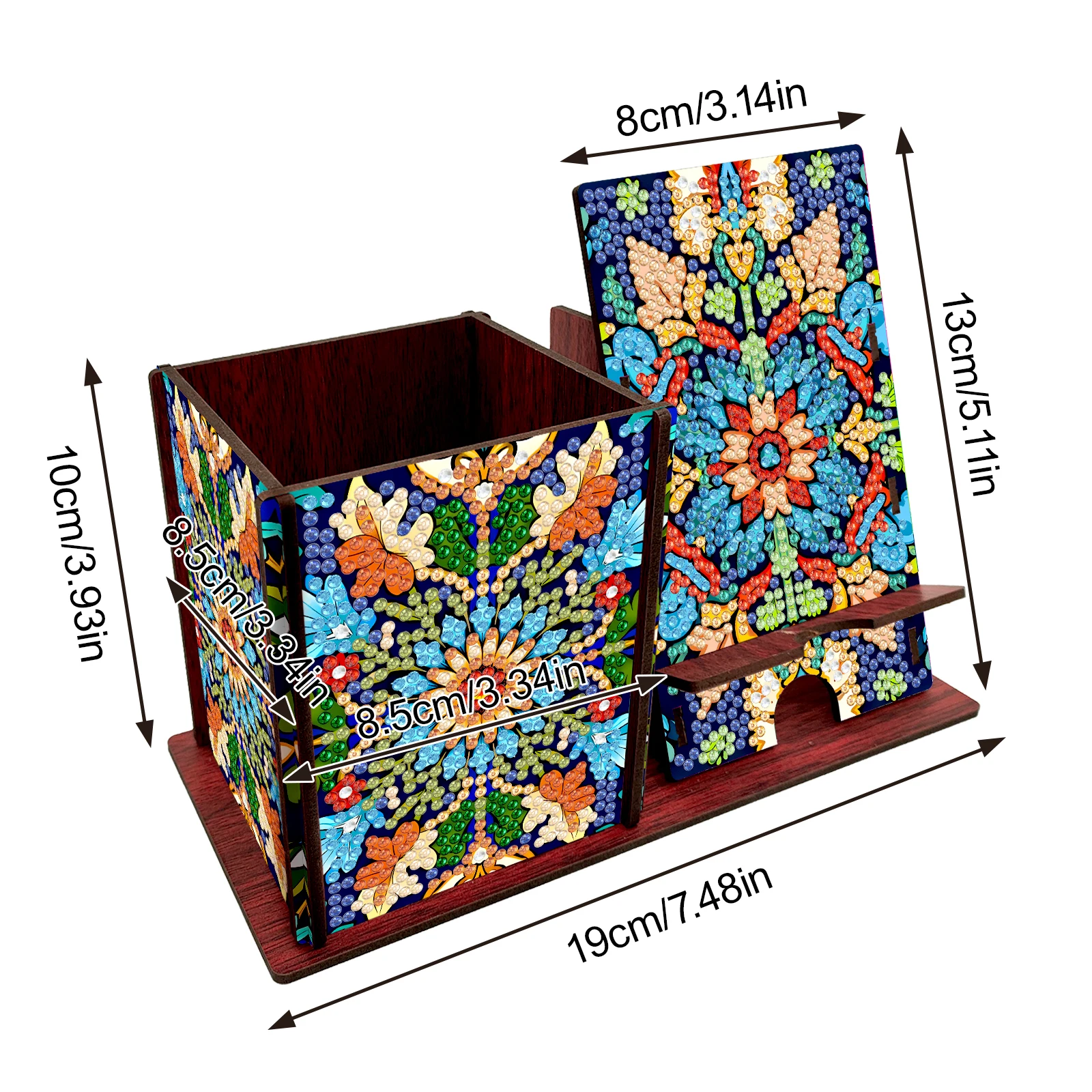 Diamond Art Wooden Desk Organi - огляд і ціна Resin Art Kit