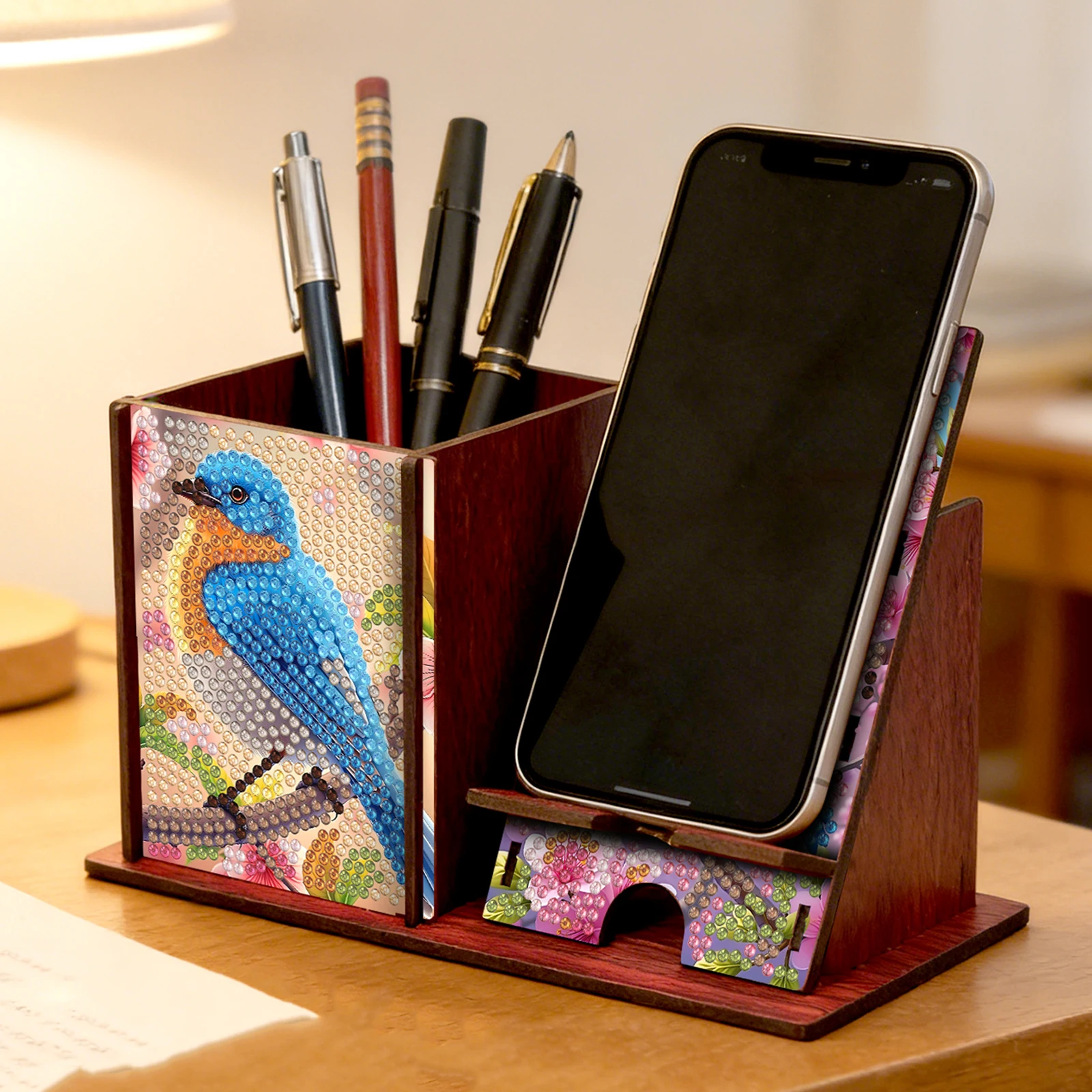 Diamond Art Wooden Desk Organi - огляд і ціна Resin Art Kit