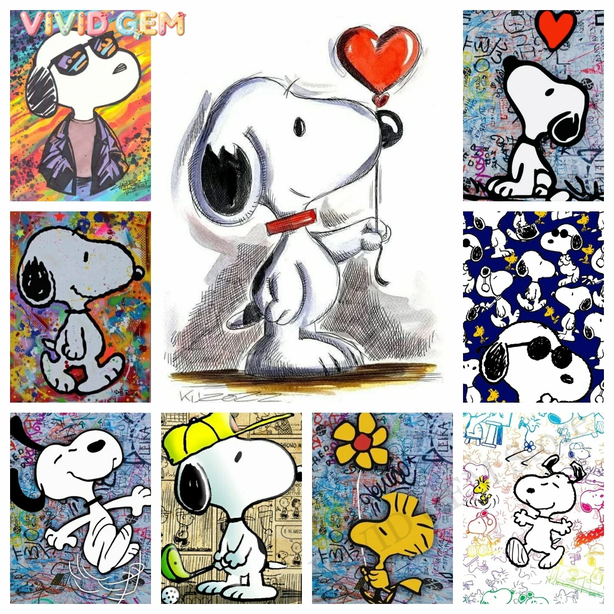 VIVID GEM Kawaii Graffiti Snoo - огляд і ціна Resin Art For Kids