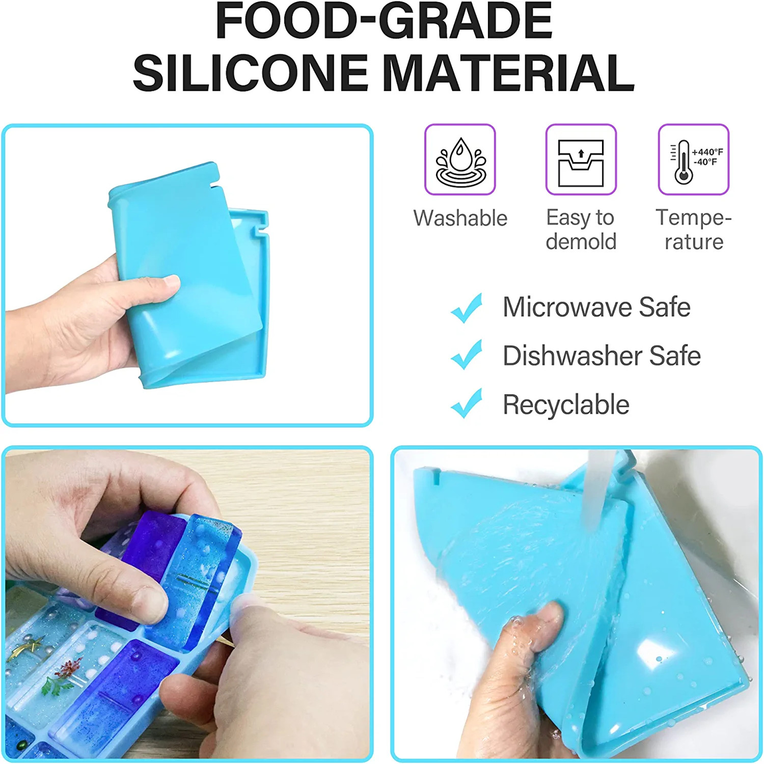 Domino Molds Silicone Epoxy Re - огляд і ціна Resin Art Table